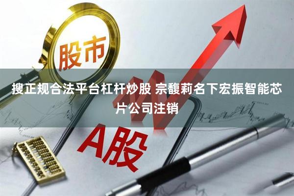 搜正规合法平台杠杆炒股 宗馥莉名下宏振智能芯片公司注销